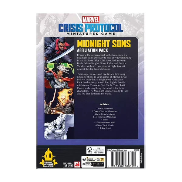 Marvel Crisis Protocol : Midnight Sons - Affiliation Pack