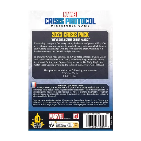 Marvel Crisis Protocol - Paquet de Crises 2023