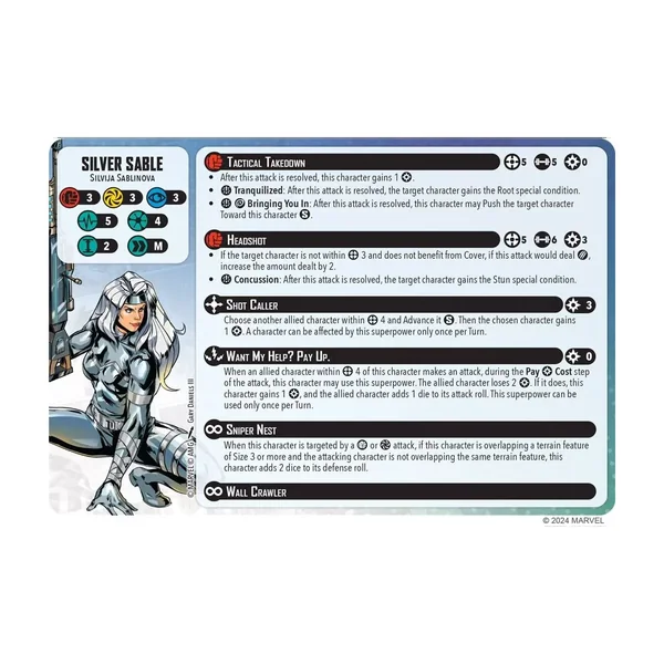 Marvel Crisis Protocol : Shang-Chi & Silver Sable - Character Pack
