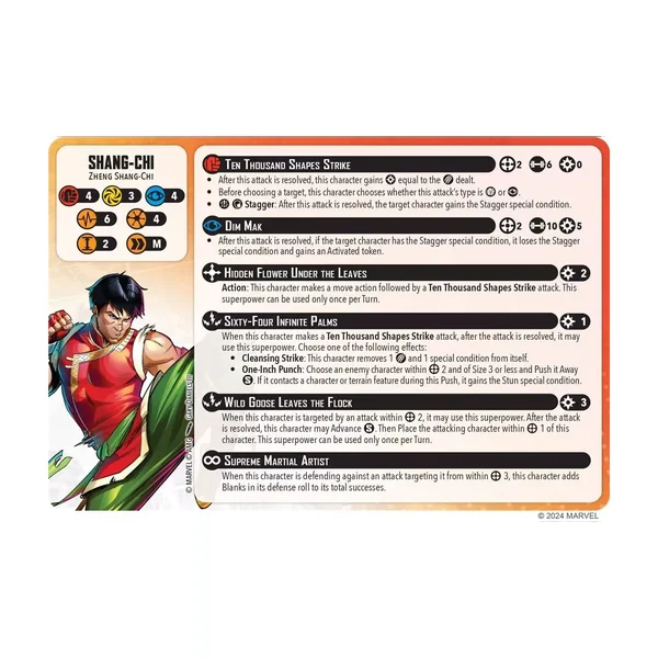 Marvel Crisis Protocol : Shang-Chi & Silver Sable - Character Pack