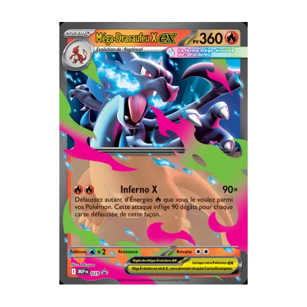 Mega Dracaufeu X ex – Promos Méga-Évolution – 029