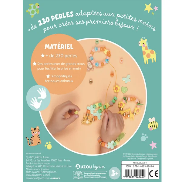 Mes premiers bijoux : Animaux - Auzou