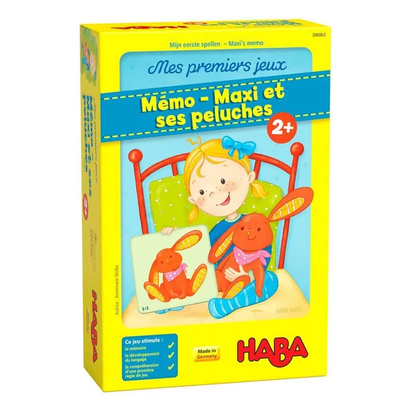 Mes premiers jeux - Mémo : Maxi et ses Peluches