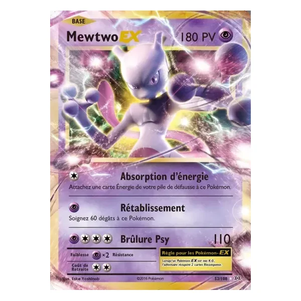 Mewtwo EX – XY Évolutions – 052/108