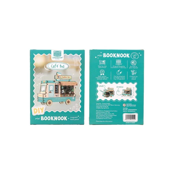 Mini Book Nook - Café Bus