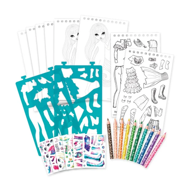 Mini carnet de mode Isadora - Nebulous Stars