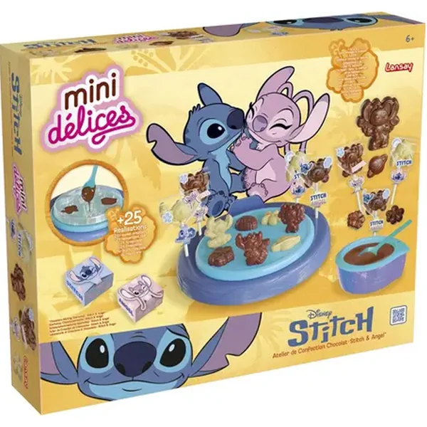 Mini délices : Atelier de confection chocolat Stitch et Angel - Lansay