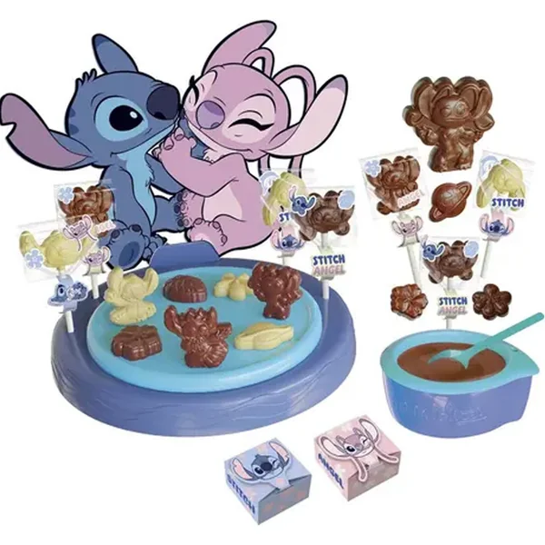 Mini délices : Atelier de confection chocolat Stitch et Angel - Lansay