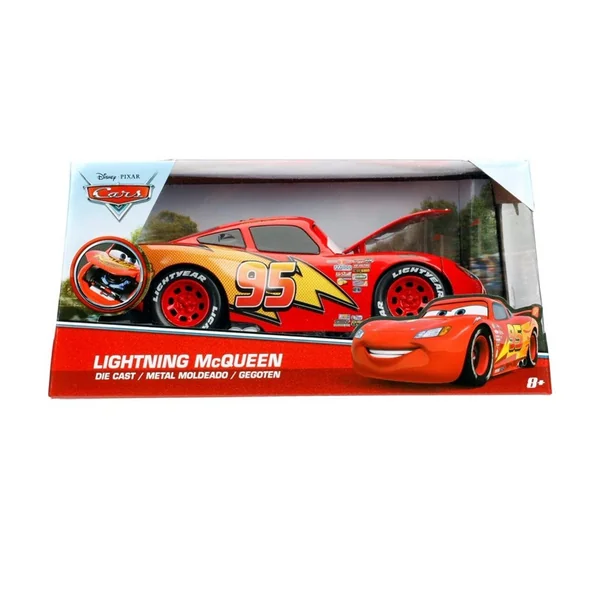 Miniature 1:24 Disney Cars Flash McQueen - Jada Toys