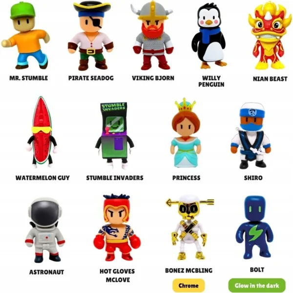 Minifigurines Stumble Guys 3D série 2 flow pack