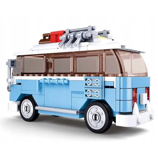 Model Bricks : Bus Hippy classique 227 pcs - Sluban