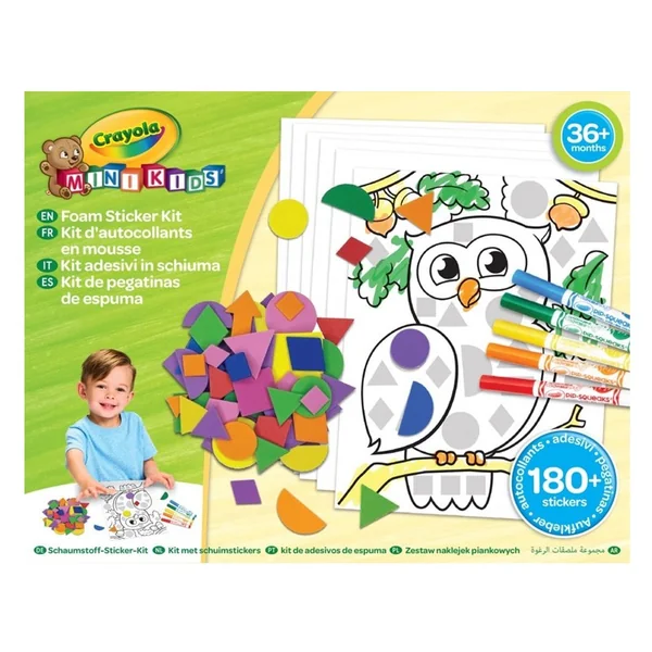 Mon 1er kit de stickers mousse - Crayola