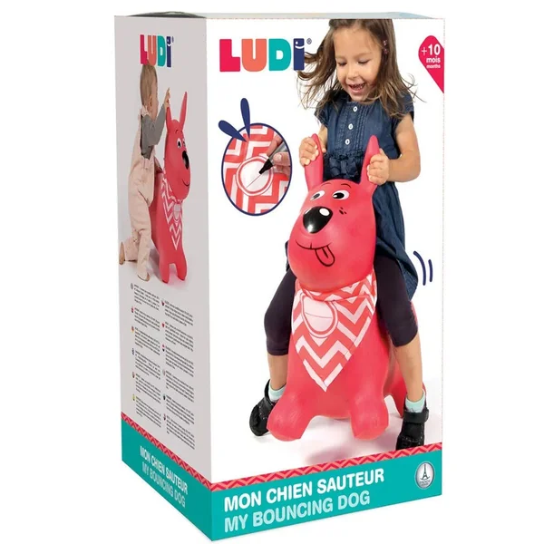 Mon chien sauteur rouge - Ludi