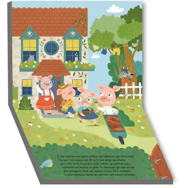 Mon livre Pop-up : Les trois petits cochons - 1 2 3 Soleil