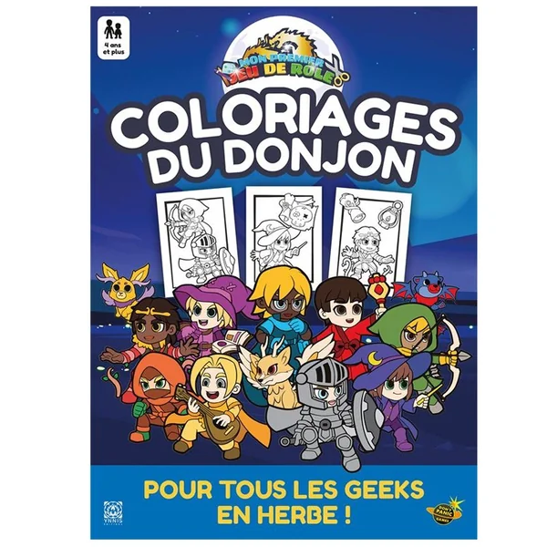 Mon Premier Jeu de Role Une Aventure à Colorier - Les Coloriages du Donjon