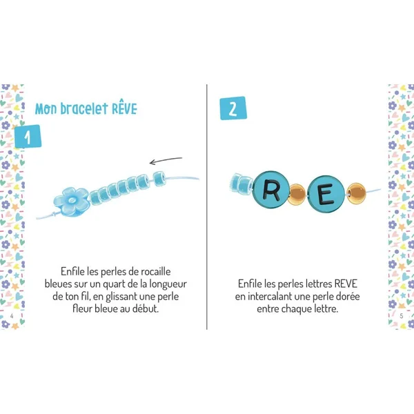 Mon superbe bijou : Ma mini accumulation de bracelets à message - Auzou