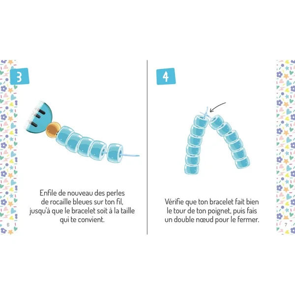 Mon superbe bijou : Ma mini accumulation de bracelets à message - Auzou