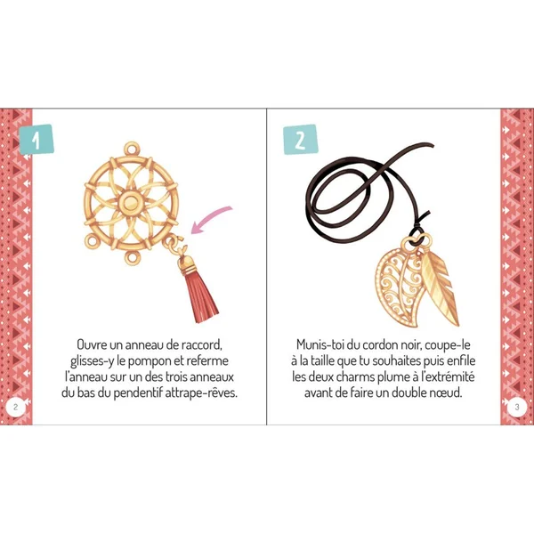 Mon superbe bijou : Mon joli collier attrape-rêves - Auzou