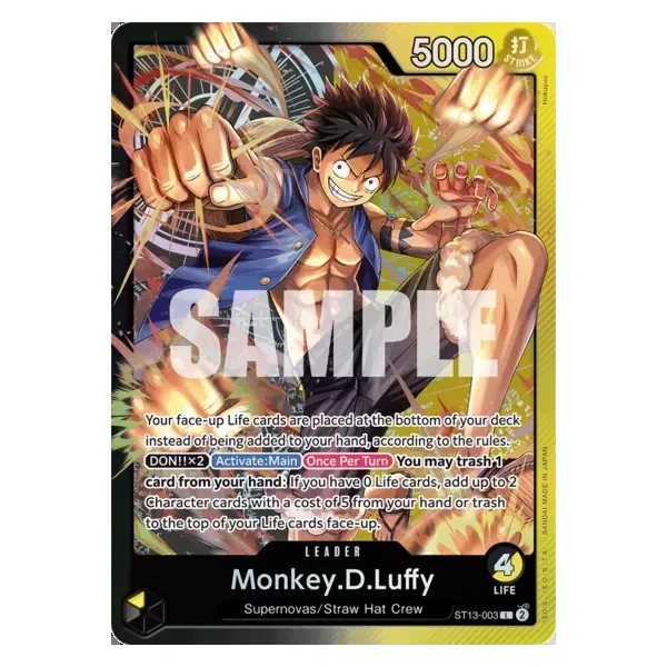 Monkey D. Luffy – Ultra Deck: The Three Brothers – 003/035
