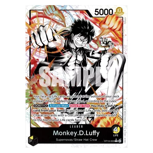 Monkey D. Luffy – Ultra Deck: The Three Brothers – 003/035