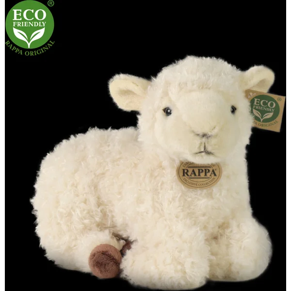 Mouton en peluche couché 25 cm ECO-FRIENDLY