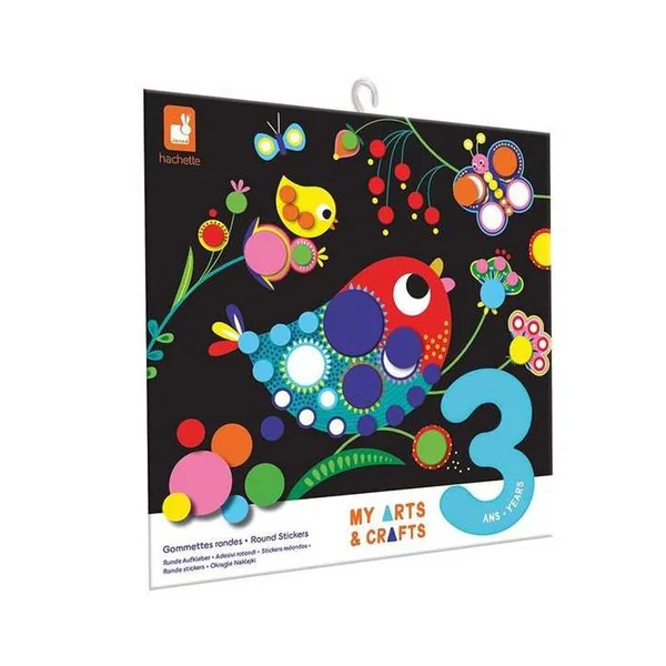 My Arts & Crafts : Gommettes rondes 3 ans - Janod