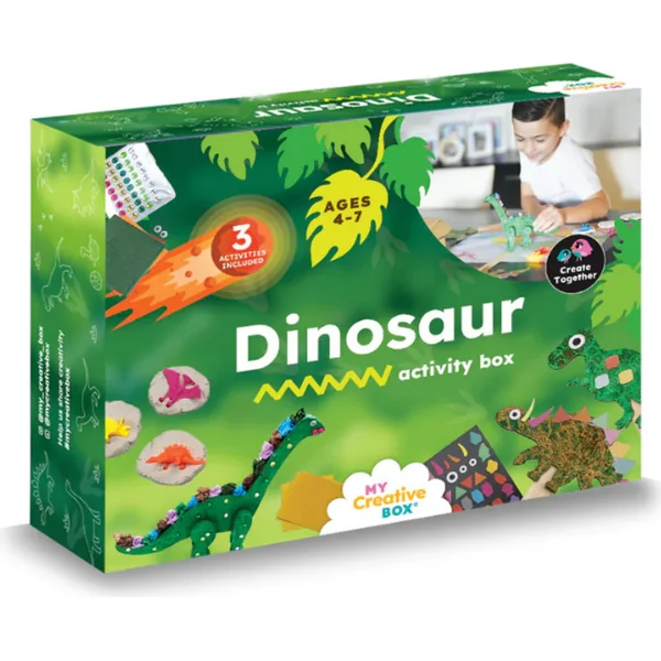 MY CREATIVE BOX® Boîte créative mini avec Dinosaures