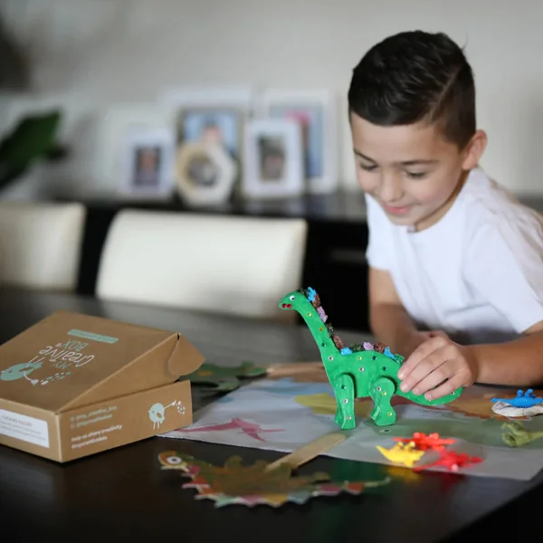 MY CREATIVE BOX® Boîte créative mini avec Dinosaures