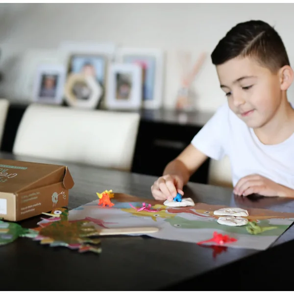 MY CREATIVE BOX® Boîte créative mini avec Dinosaures