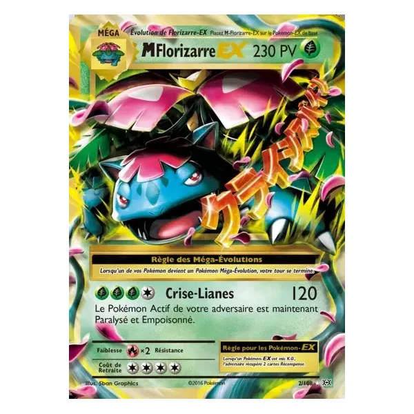 Méga-Florizarre EX – XY Évolutions – 002/108