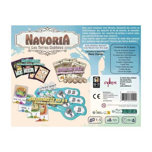 Navoria : Les Terres Oubliées - Extension