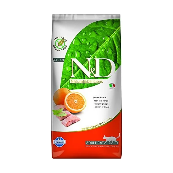 N&D OCEAN CHAT HERRING&ORANGE ADULTE 5kg