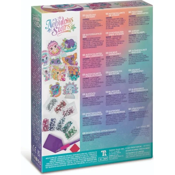 Nebulous Stars Ensemble d'autocollants éblouissants avec pierres