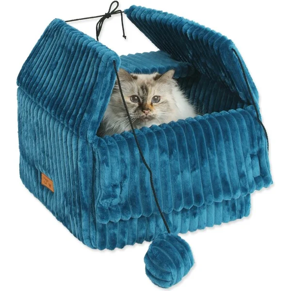 Niche Magic Cat Stripe bleu 40x36cm