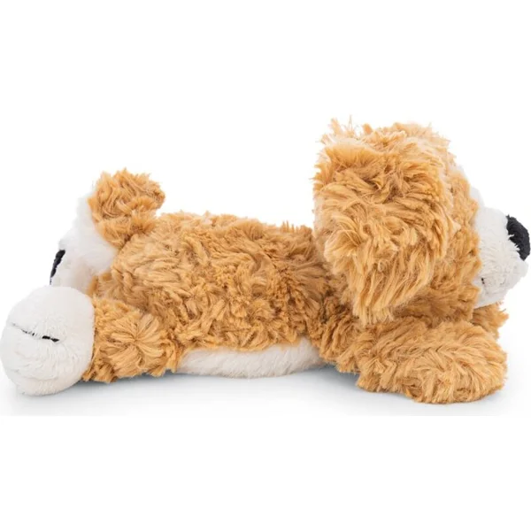 NICI peluche Chien brun 20cm, couché GREEN