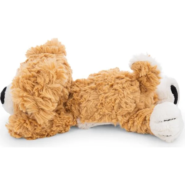 NICI peluche Chien brun 20cm, couché GREEN