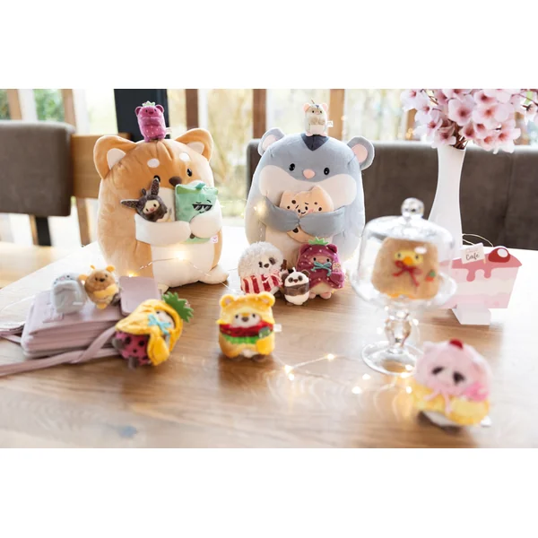 NICI porte-clés MyMochi Chat Eepy gris 5cm