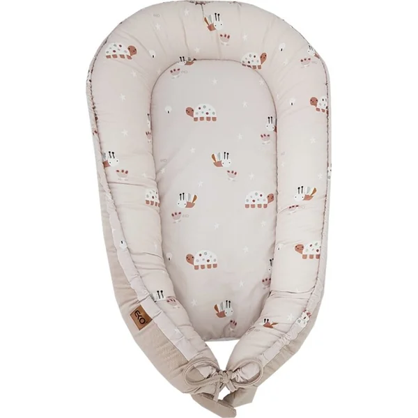 Nid EKO pour bébé VELVET Bees Beige 90x60 cm