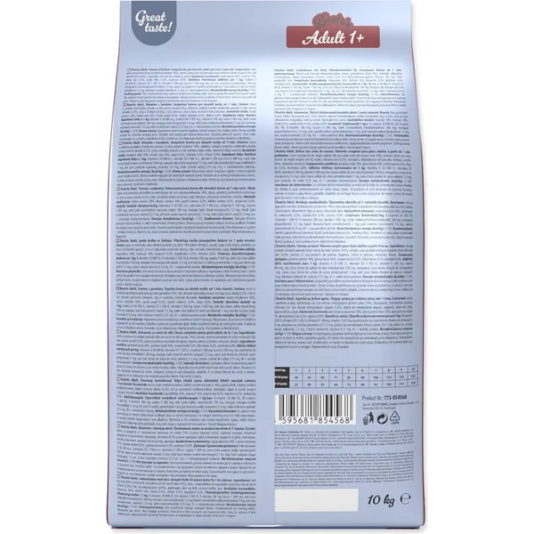 Nourriture Beatrix Adulte au bœuf 10kg