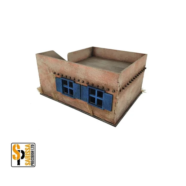 Old West - Adobe House with Stairs