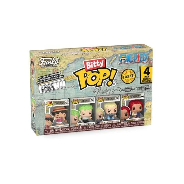 ONE PIECE – Bitty Pop 4 Pack 2.5cm – Luffy