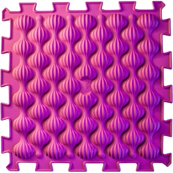 Ortek Tapis orthopédique de massage Puzzle "Mix" 6 éléments Pierre rose