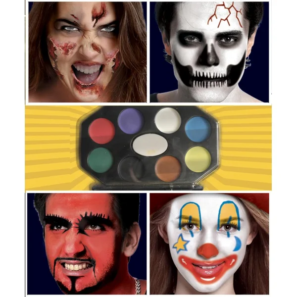 Palette de maquillage complète 8 couleurs - Rubies