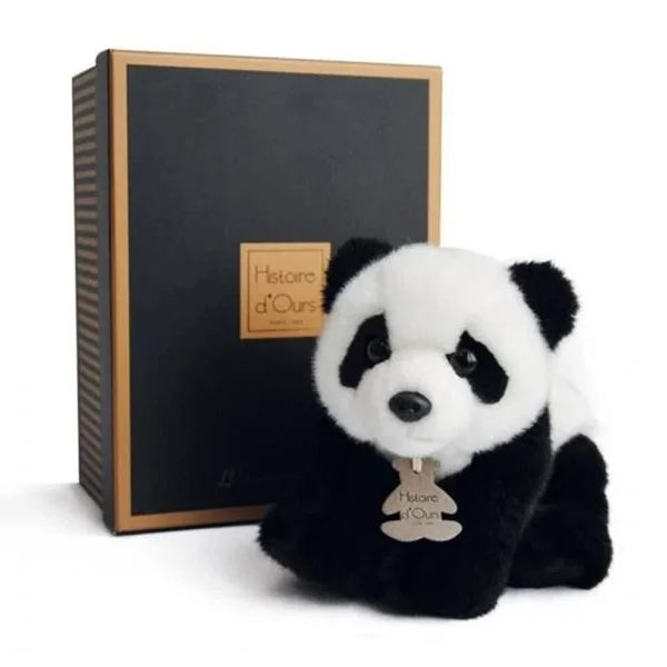 Panda Noir et Blanc 20cm - Les Authentiques Histoires d'Ours