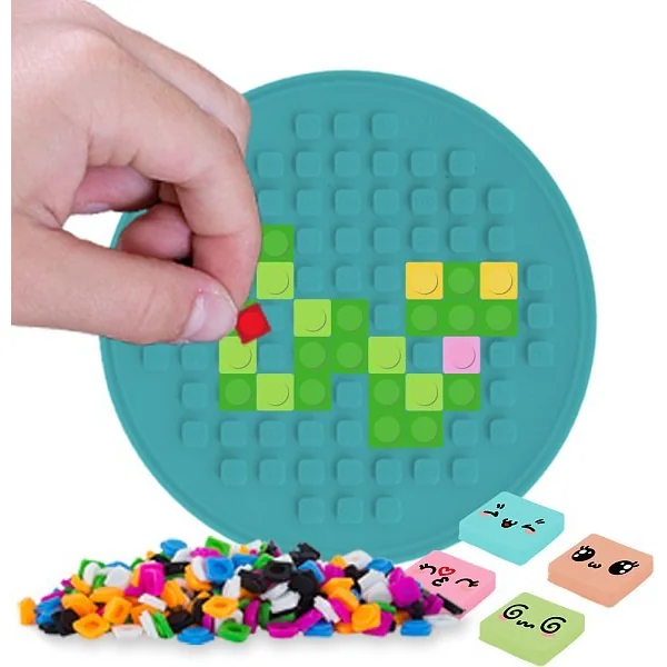 Panneau mosaïque PIXIE CREW TURQUOISE cercle