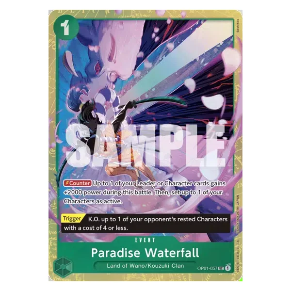 Paradise Waterfall – Unnumbered Promos – OP01-057