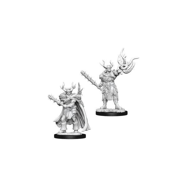 Pathfinder Battles Deep Cuts Unpainted Miniatures: Male Half-Orc Druid