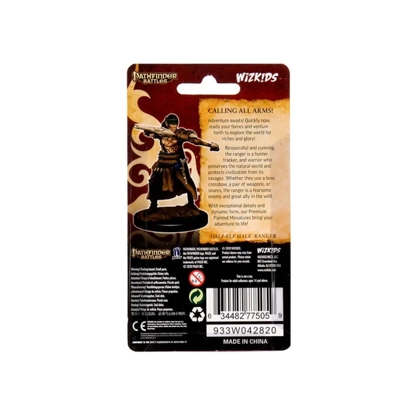 Pathfinder Battles Premium Figures - Half-Elf Ranger Male