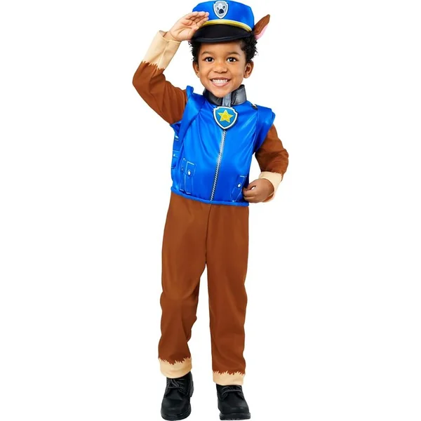 PAW PATROL Chase costume pour enfants taille (98-104cm)DLX