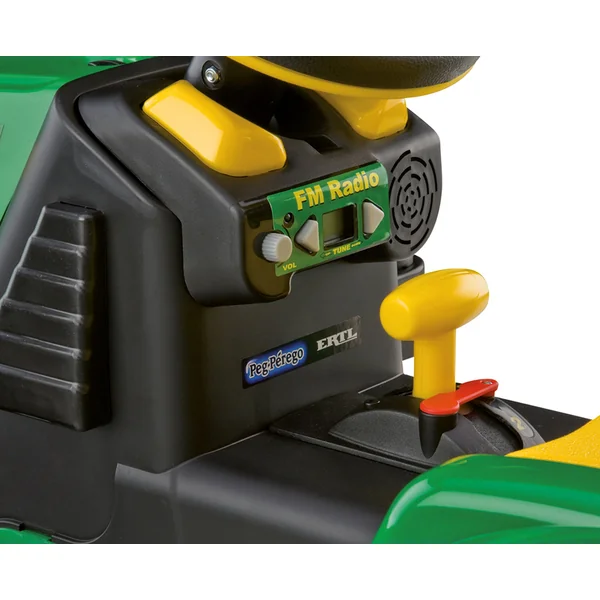 Peg-Pérego John Deere Ground Force avec remorque 12V - 330W vert